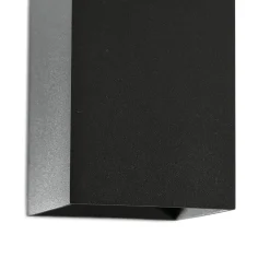 Lune square 1L grooved | black