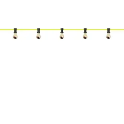 Lunet string light IP44 | black
