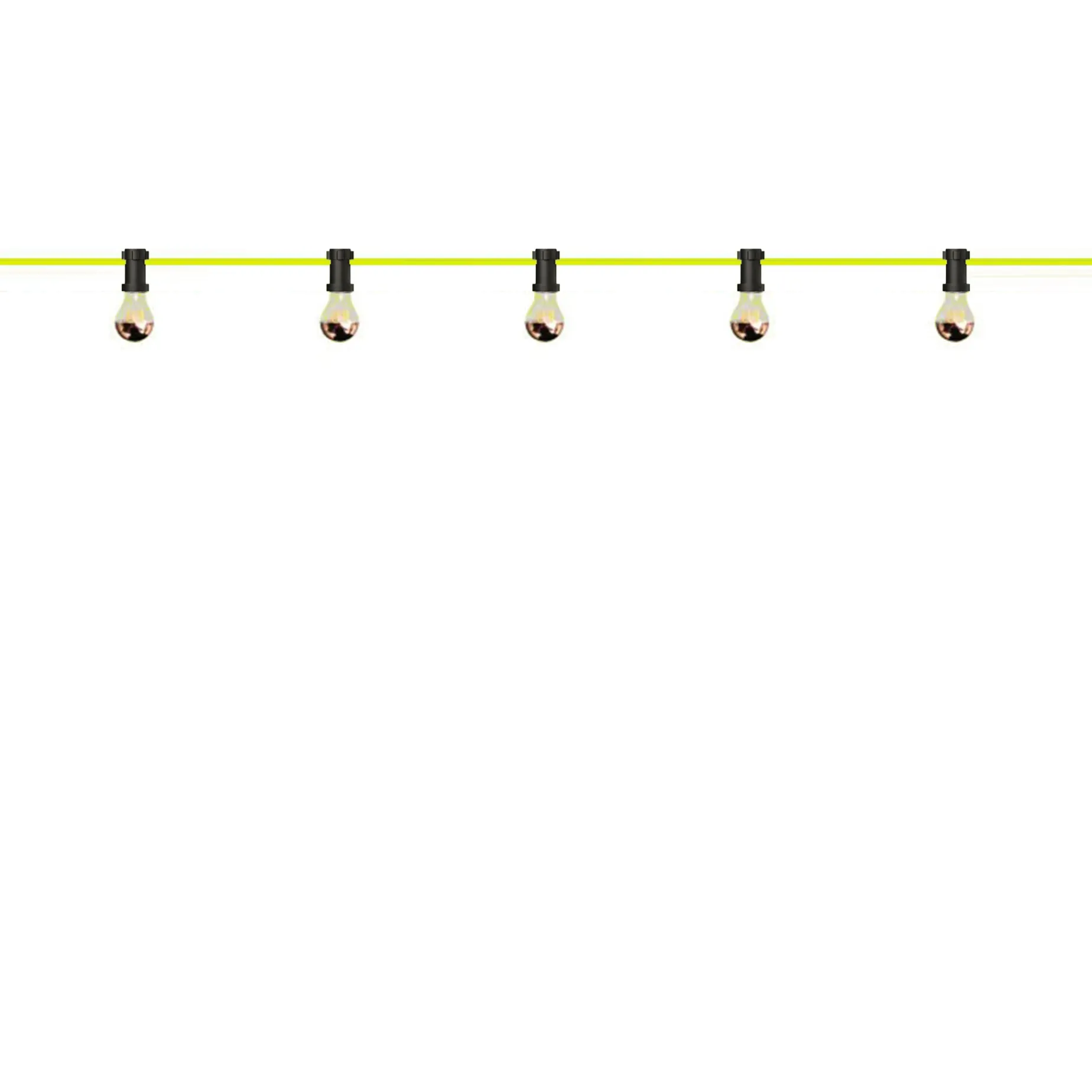 Lunet string light IP44 | black