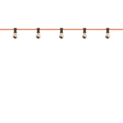 Lunet string light IP44 | black