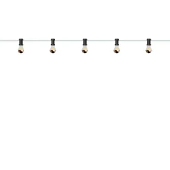 Lunet string light IP44 | black