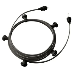 Lunet string light IP44 | black