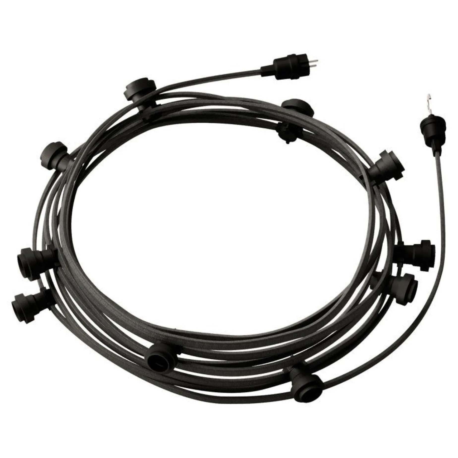Lunet string light IP44 | black
