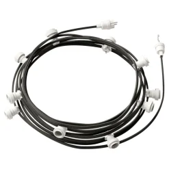 Lunet string light IP44 | black