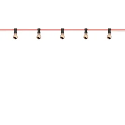 Lunet string light IP44 | black