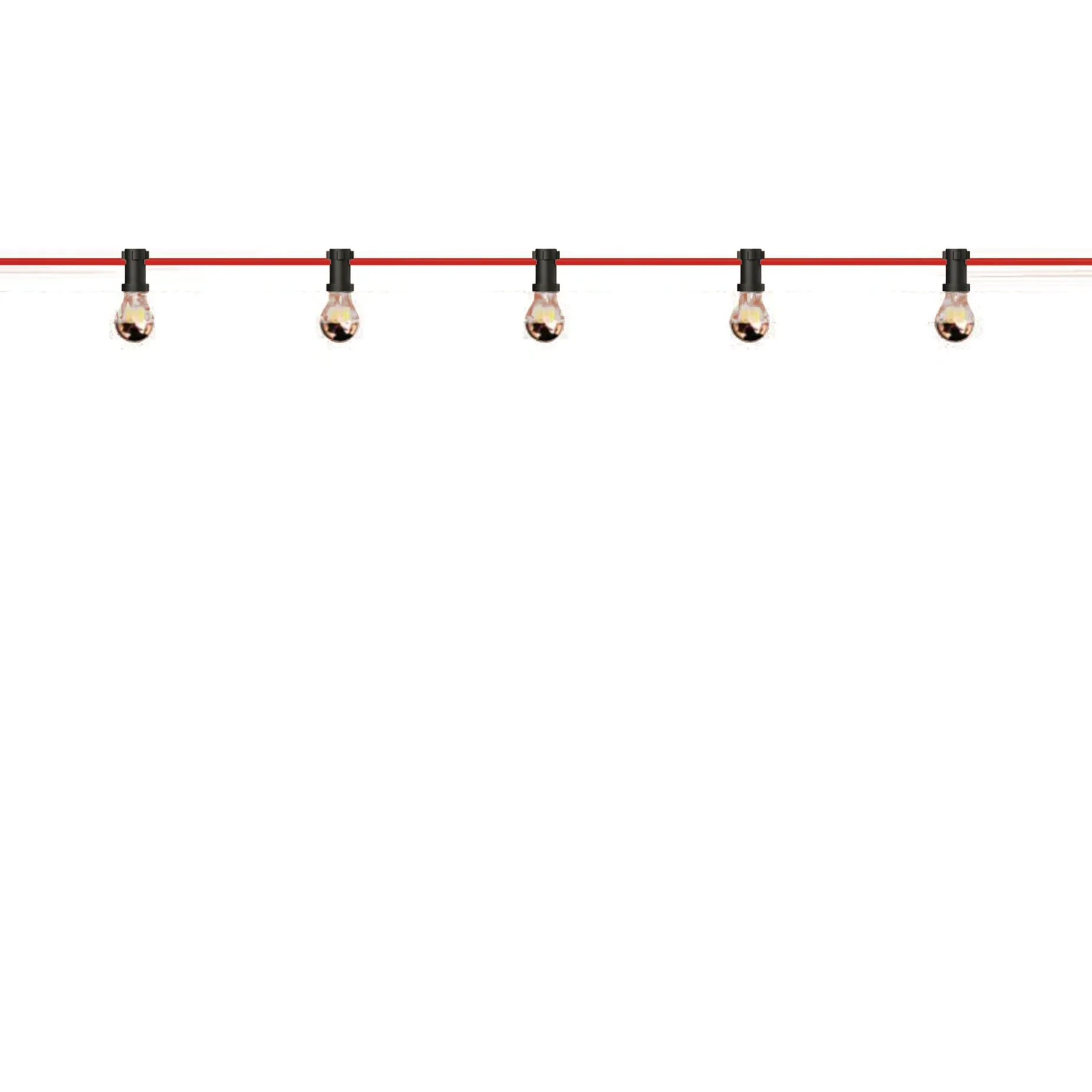 Lunet string light IP44 | black