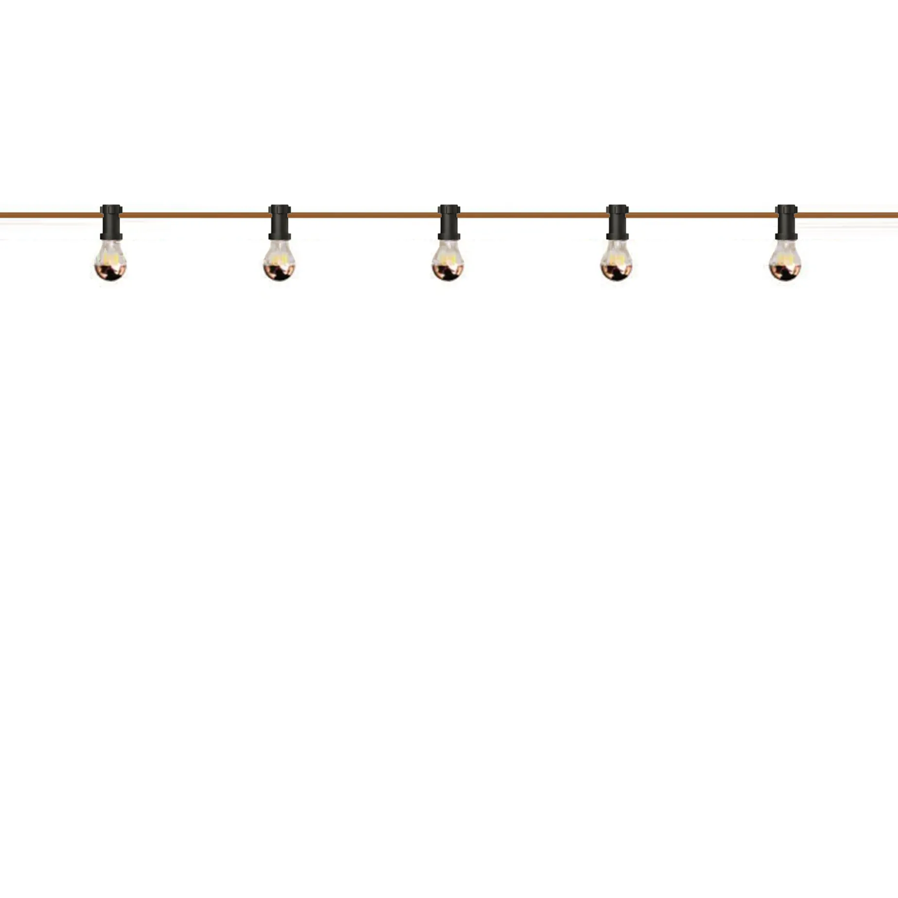 Lunet string light IP44 | black
