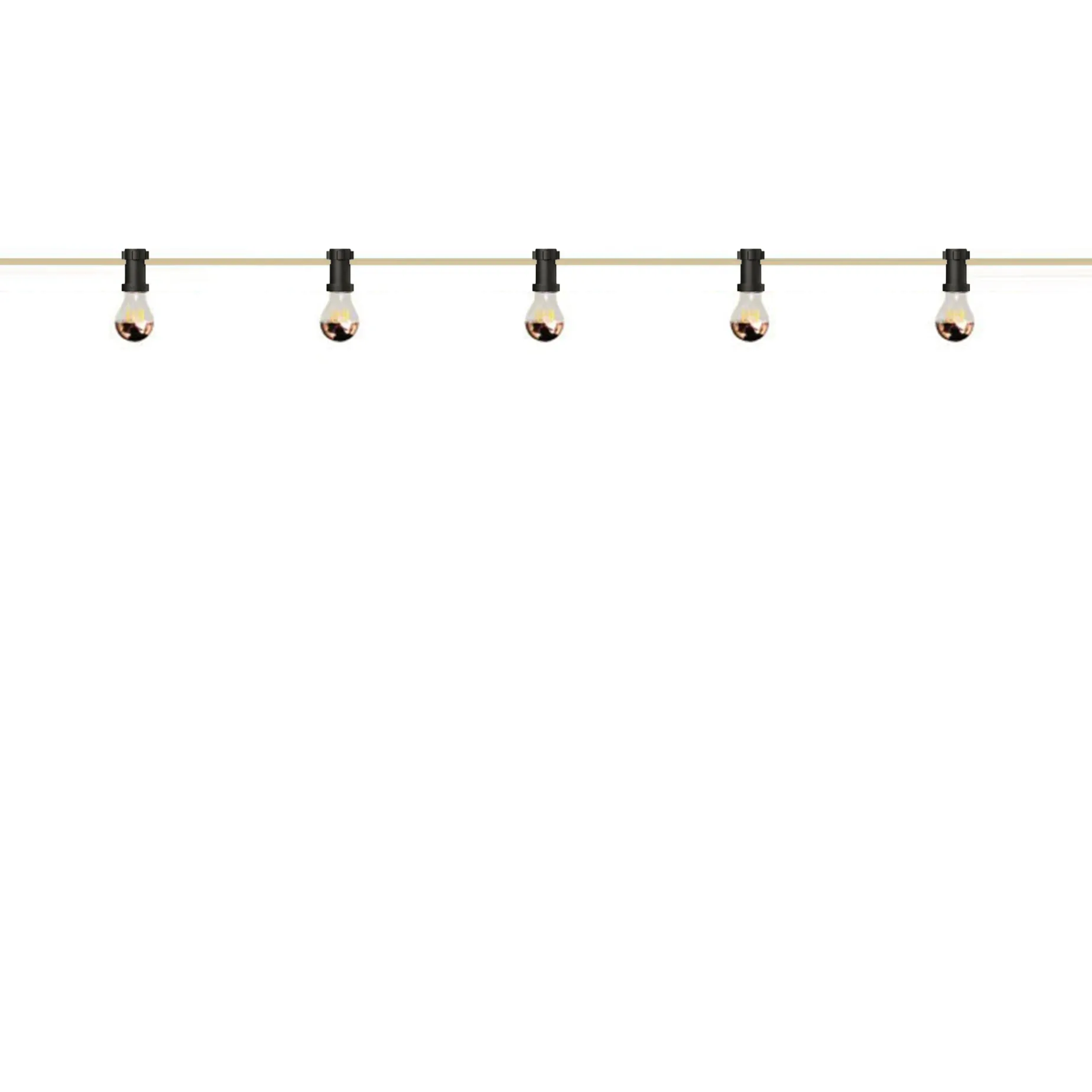 Lunet string light IP44 | black