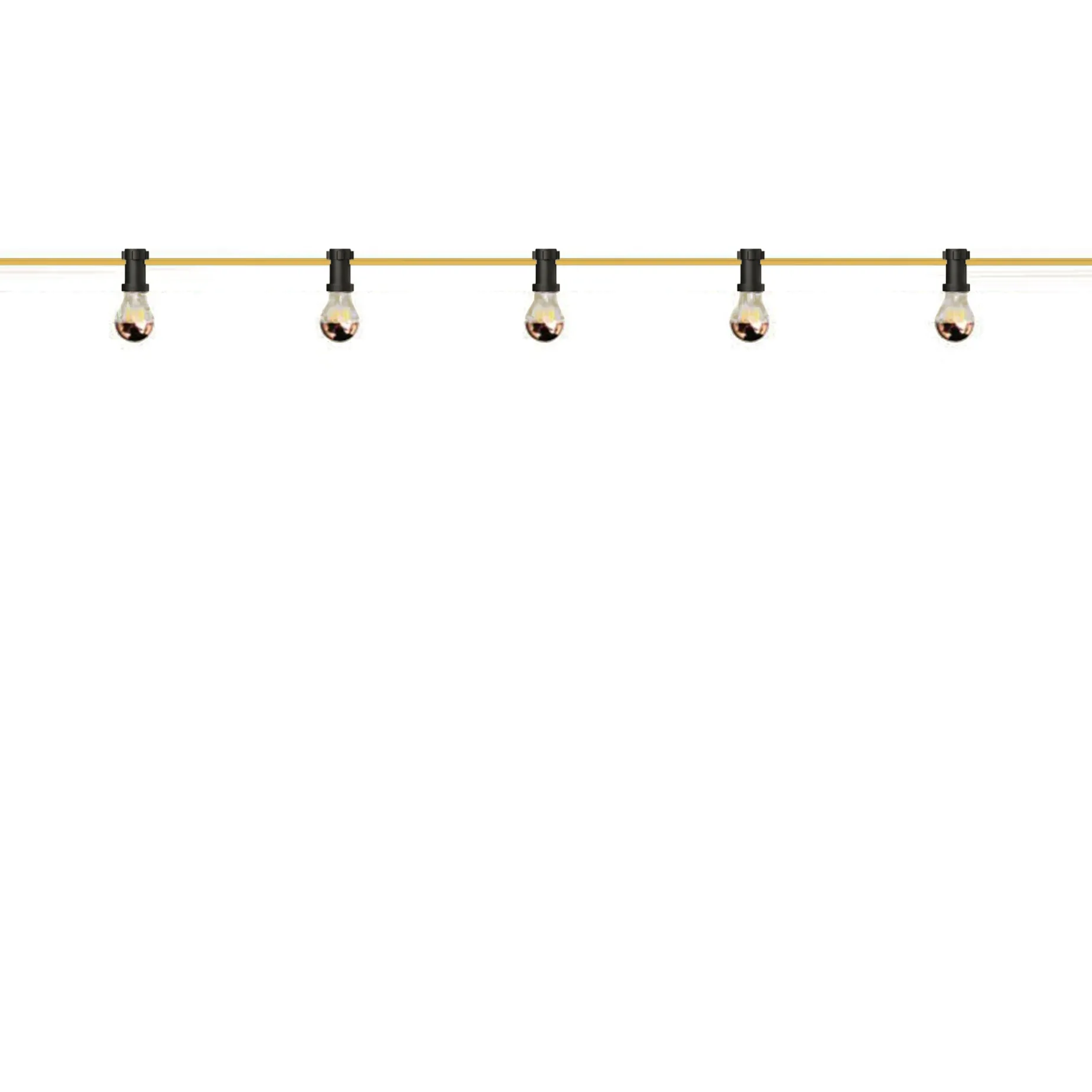 Lunet string light IP44 | black