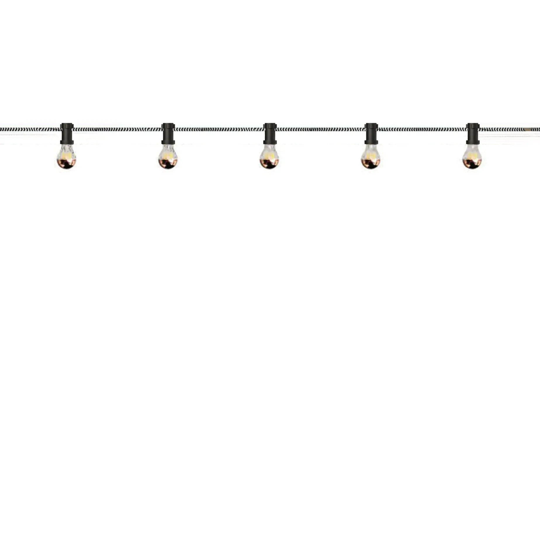 Lunet string light IP44 | black