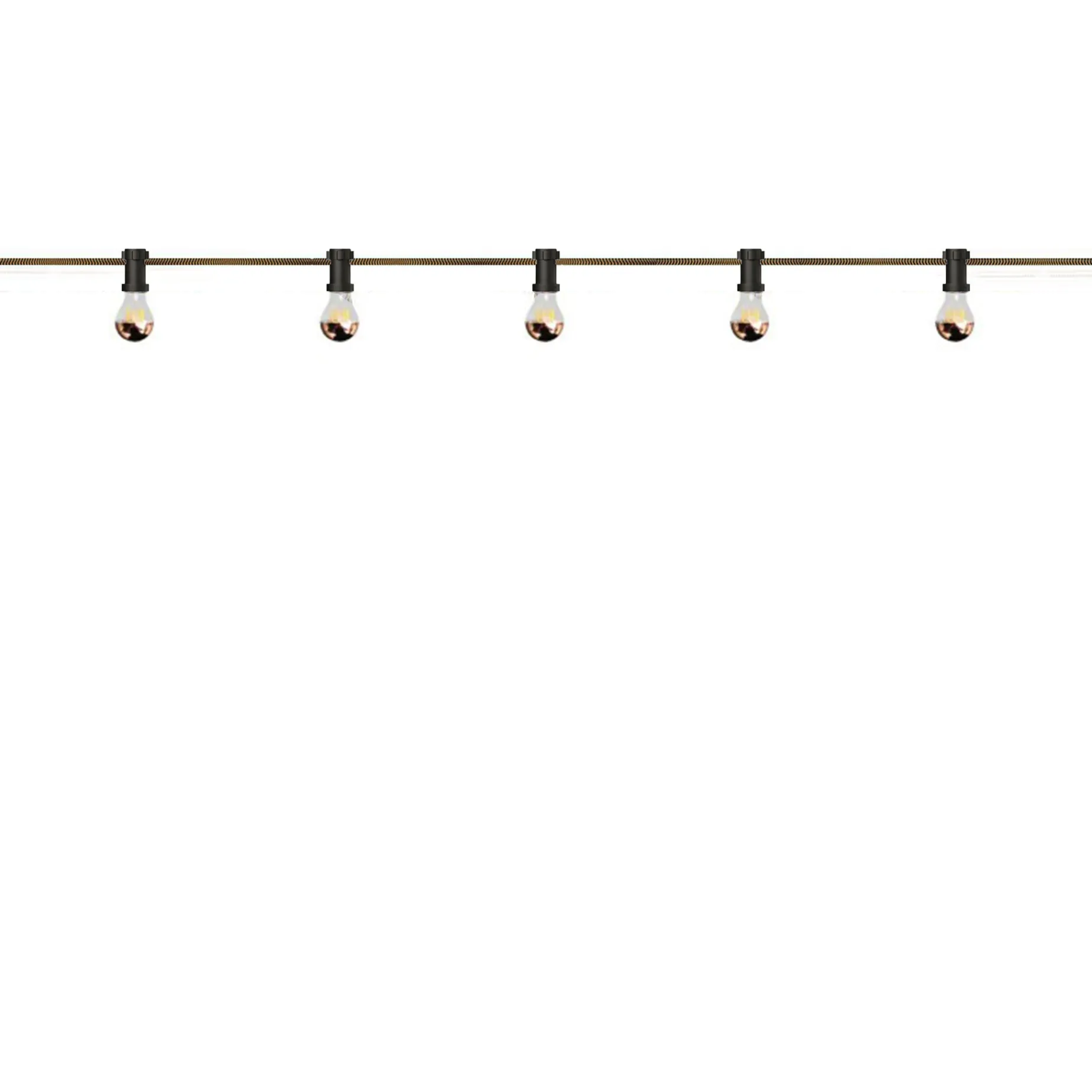 Lunet string light IP44 | black