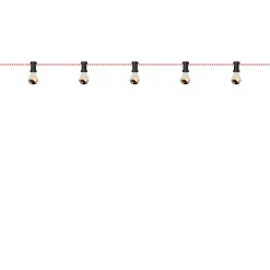Lunet string light IP44 | black