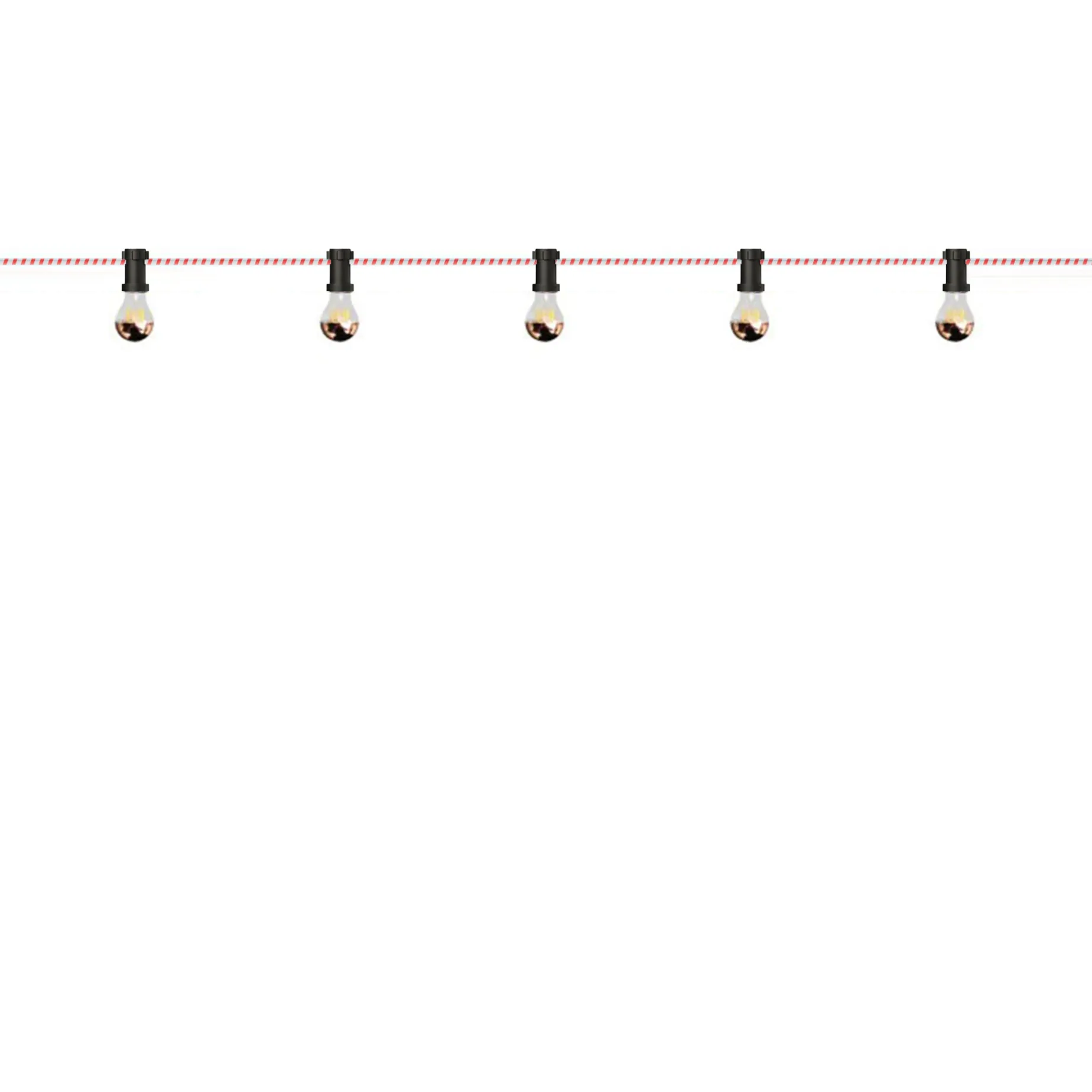 Lunet string light IP44 | black