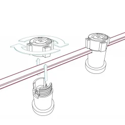 Lunet string light IP44 | mostarda