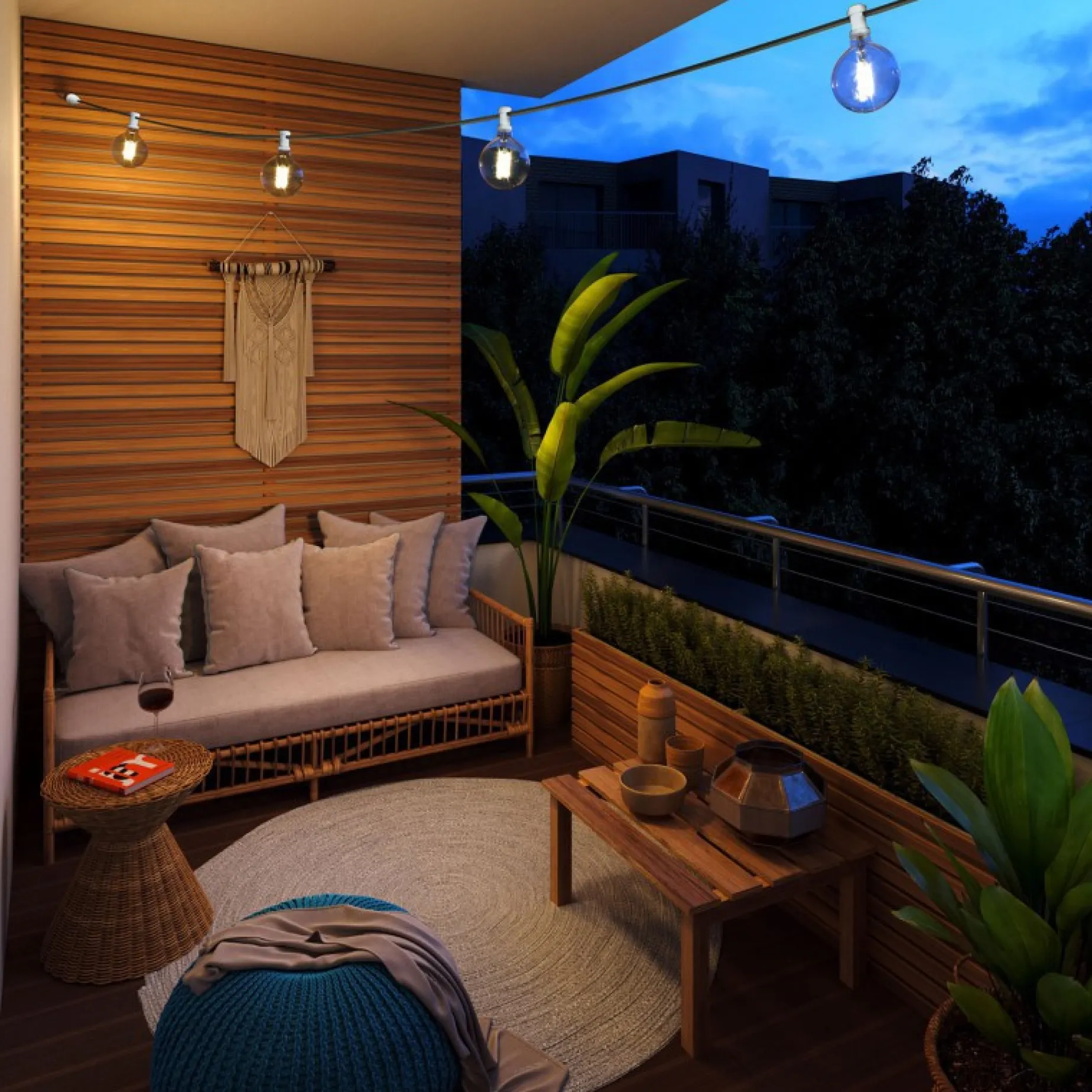 Lunet string light IP44 | picnic
