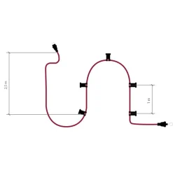 Lunet string light IP44 | picnic