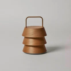 Luver portable lamp | natural fir wood