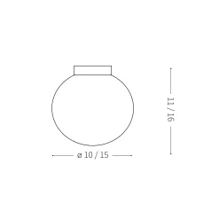 Mapa mini ⌀10-15 | opal white