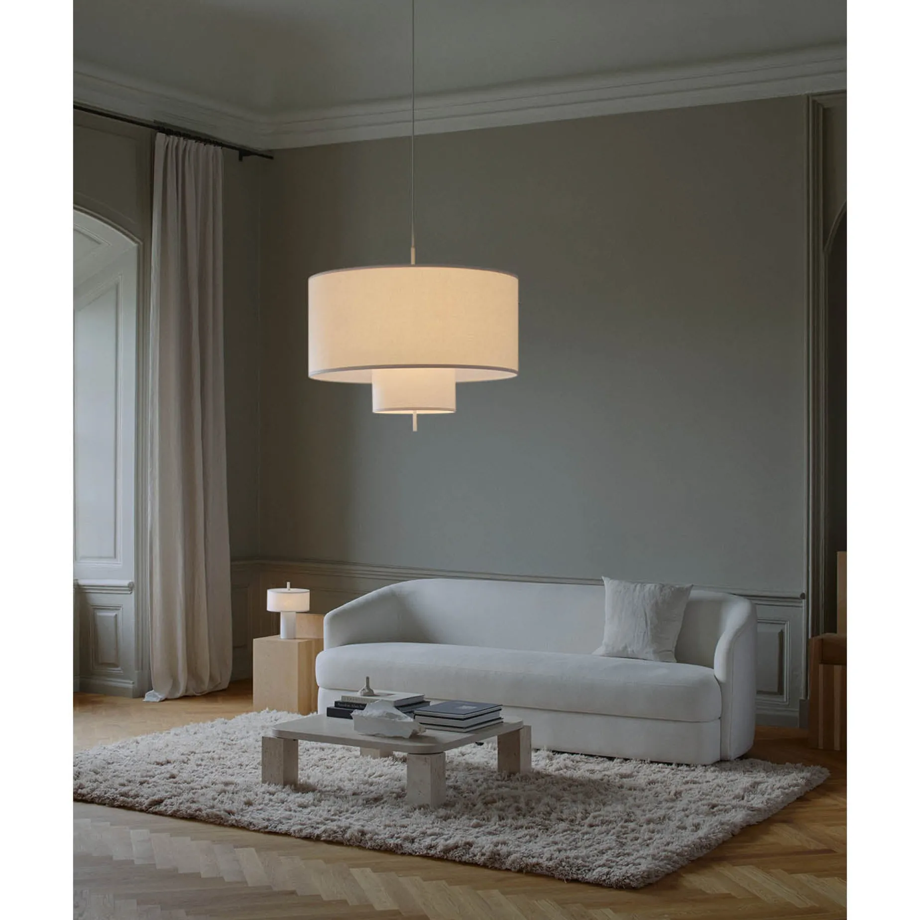 Margin pendant ⌀50-⌀90 | beige