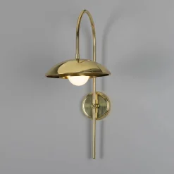 Marrakesh Arc w | antique brass and sapphire blue