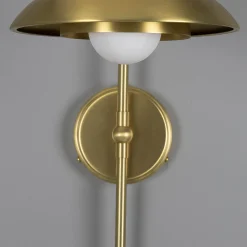 Marrakesh Arc w | satin brass and racing green