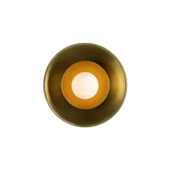 Marrakesh w | satin brass and racing green