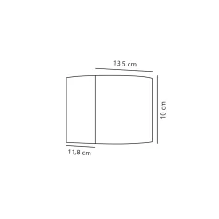 Milda wall | black