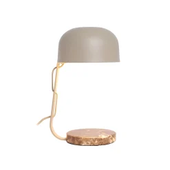 Milly table | marble and beige