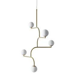 Mobil chandelier 100 | brass