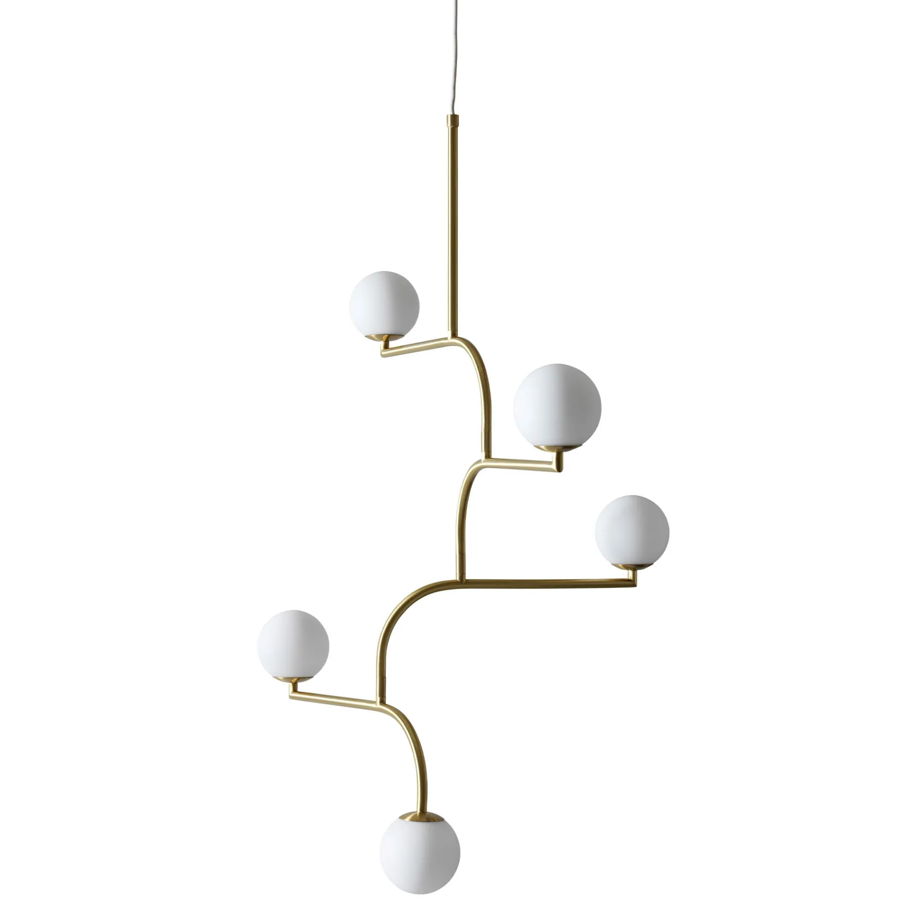 Mobil chandelier 100 | brass