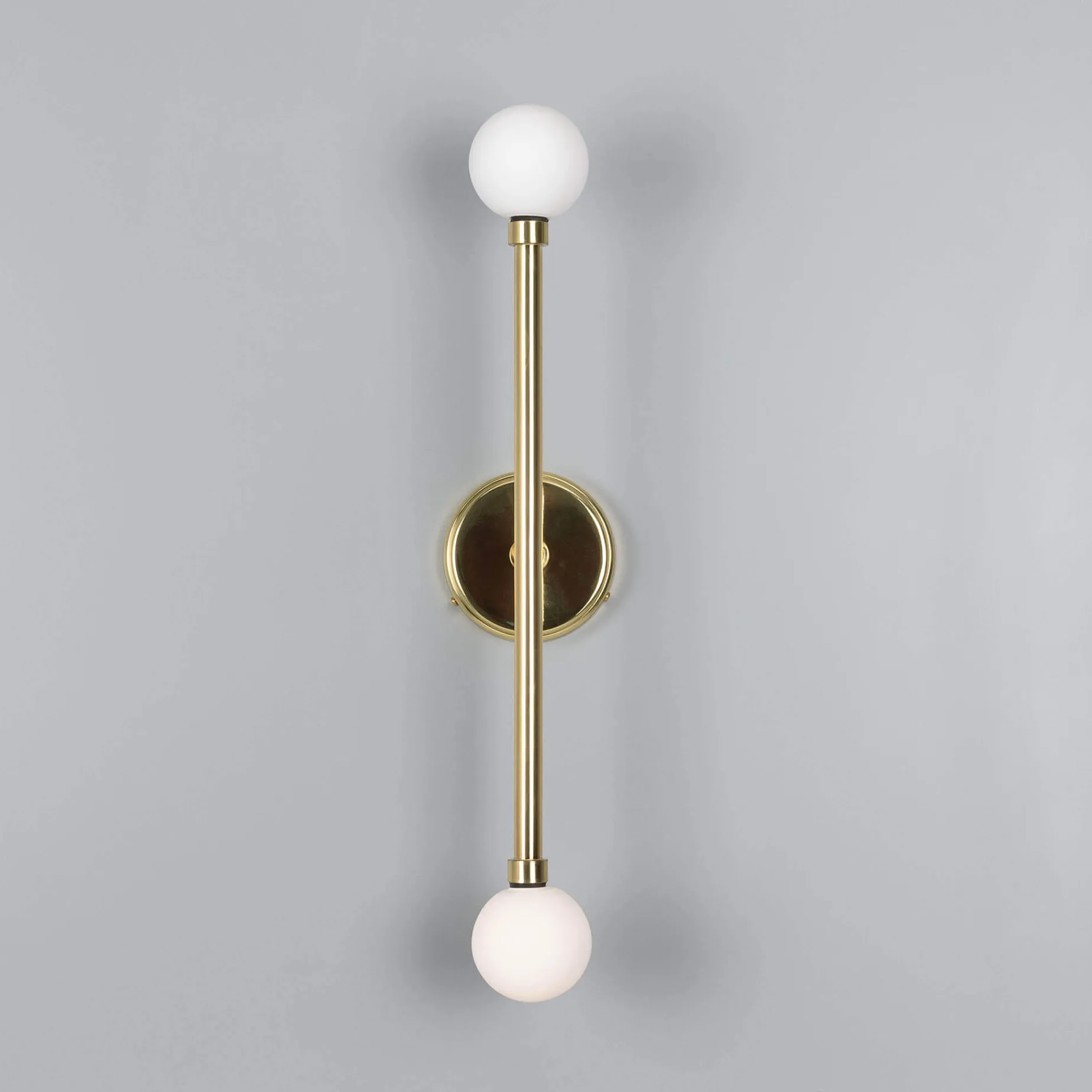 Monto double wall IP44 | antique brass