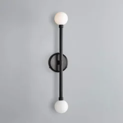 Monto double wall IP44 | antique brass