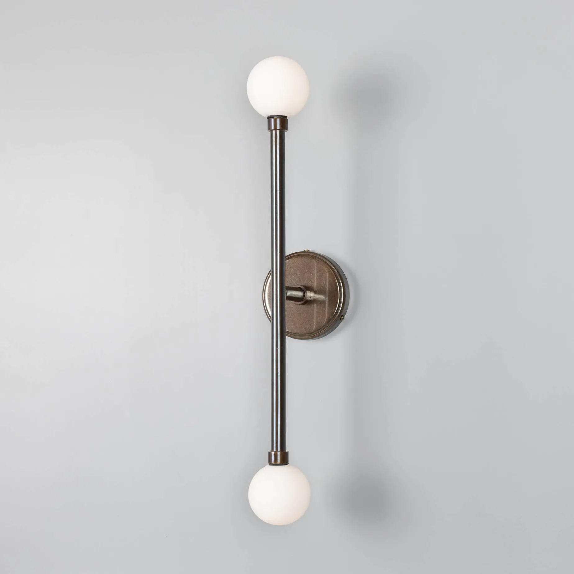 Monto double wall IP44 | antique silver