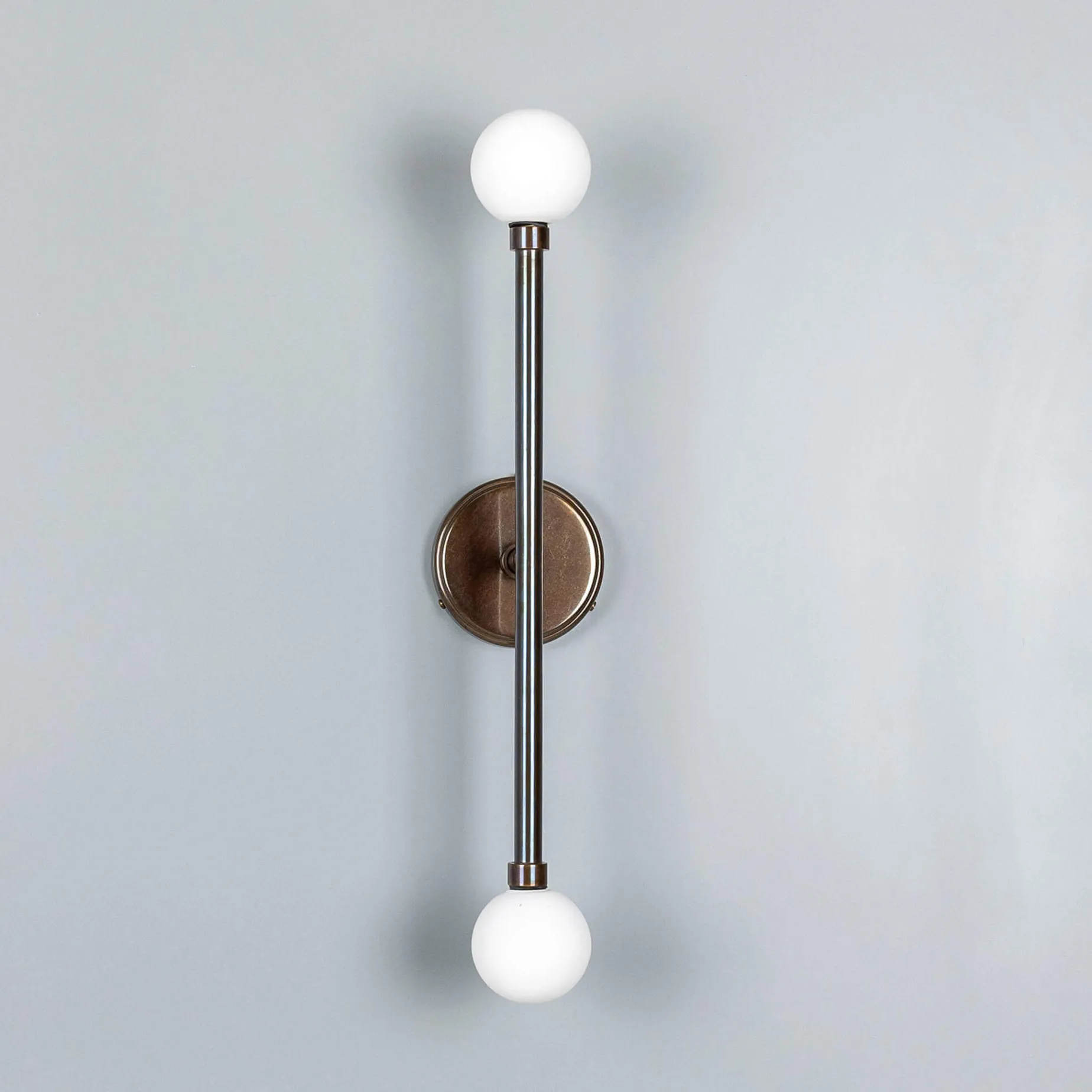 Monto double wall IP44 | antique silver