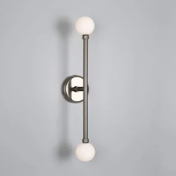 Monto double wall IP44 | antique silver