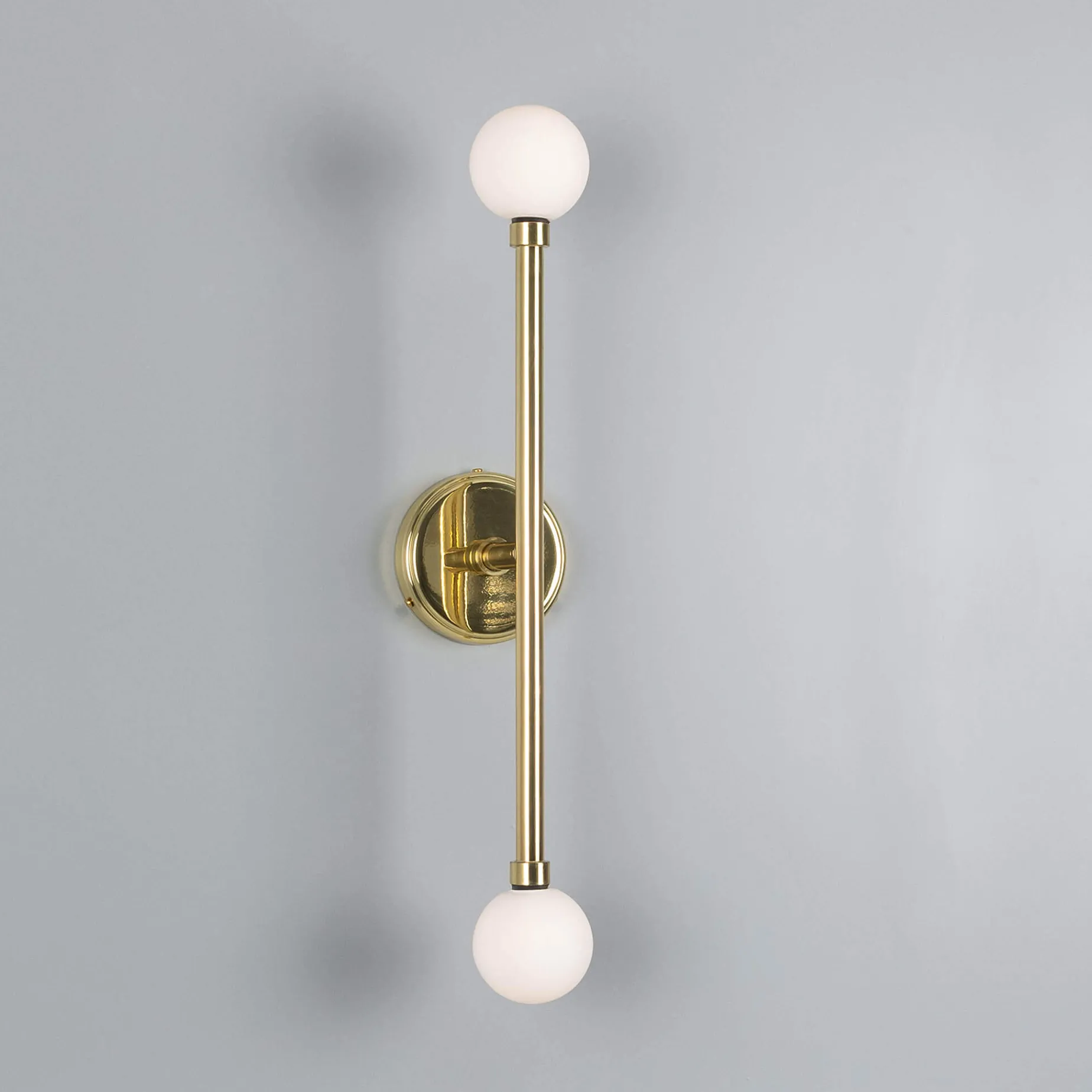 Monto double wall IP44 | polished brass