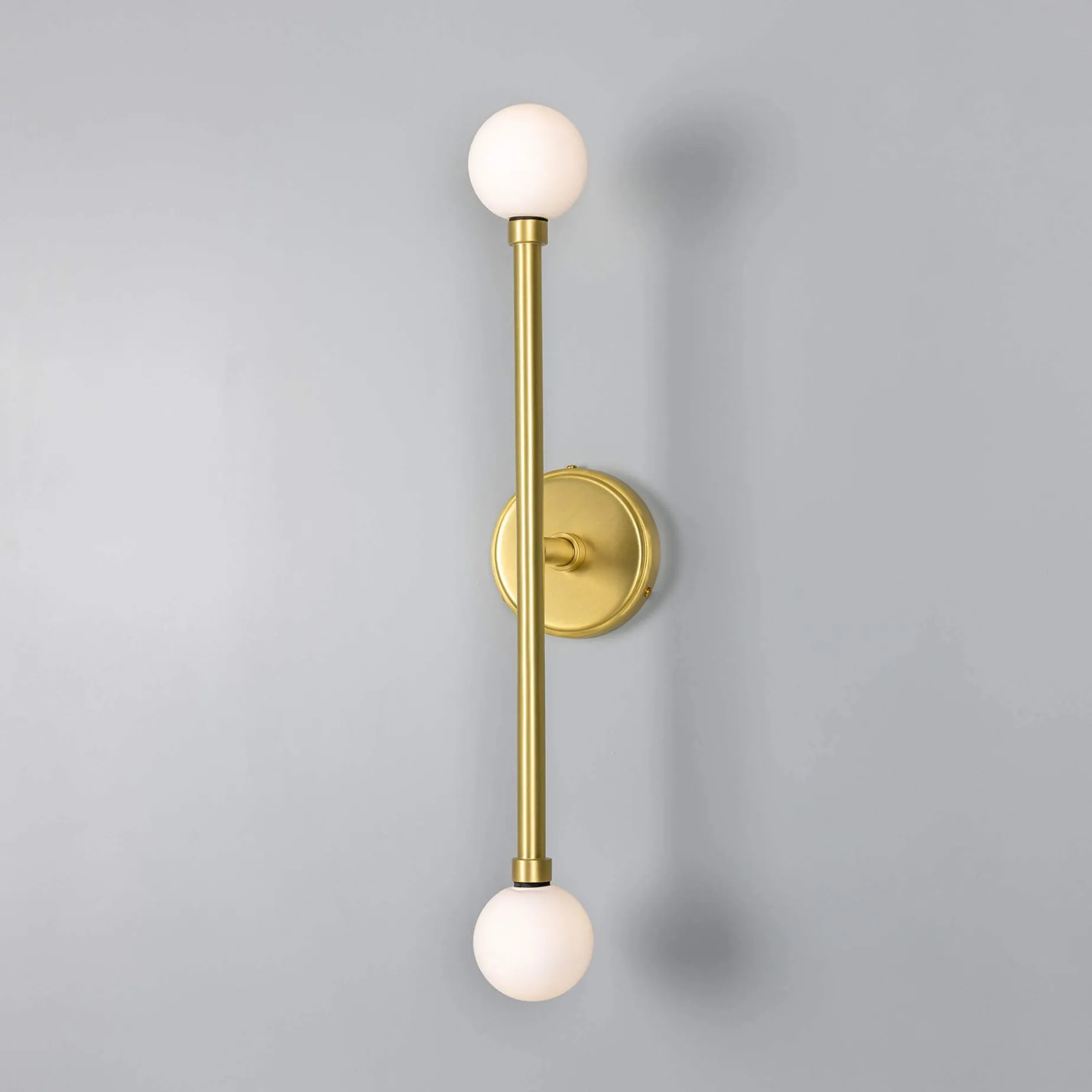 Monto double wall IP44 | polished brass