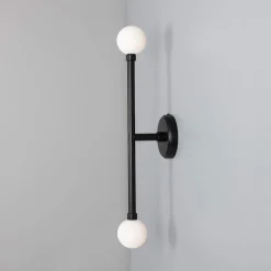 Monto double wall IP44 | powder-coated matt black