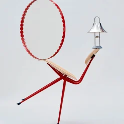 Mousqueton portable lamp | iron red