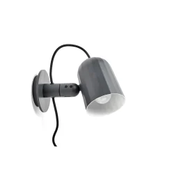Noc wall button | dark grey