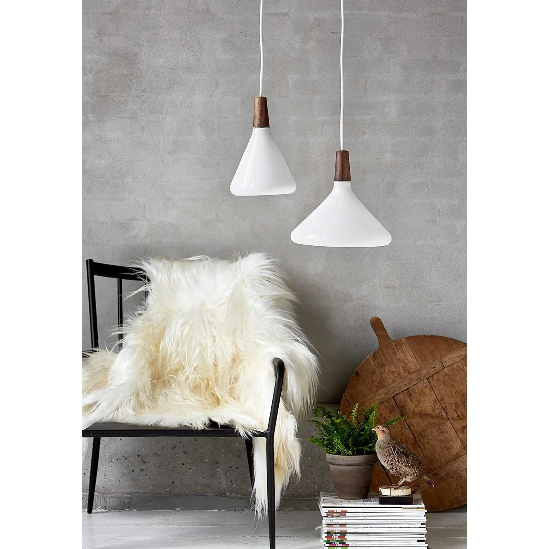 Nori 27 glass | opal white