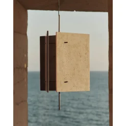 Oeste pendant lamp | travertine sand