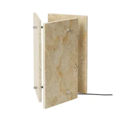 Oeste table lamp | travertine sand