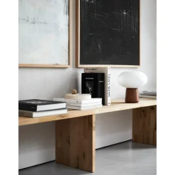 Olivia table | dark ash wood