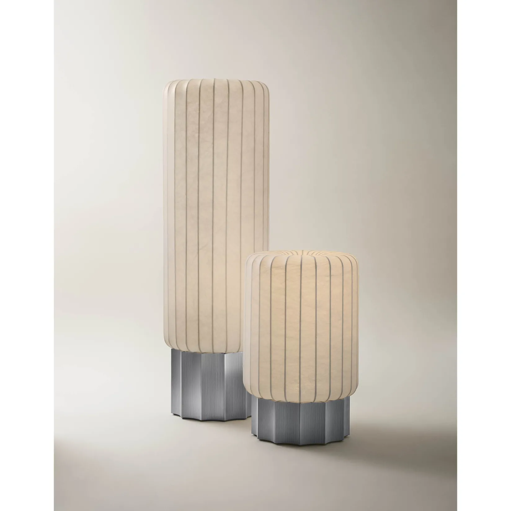 One meter | cocoon and aluminium