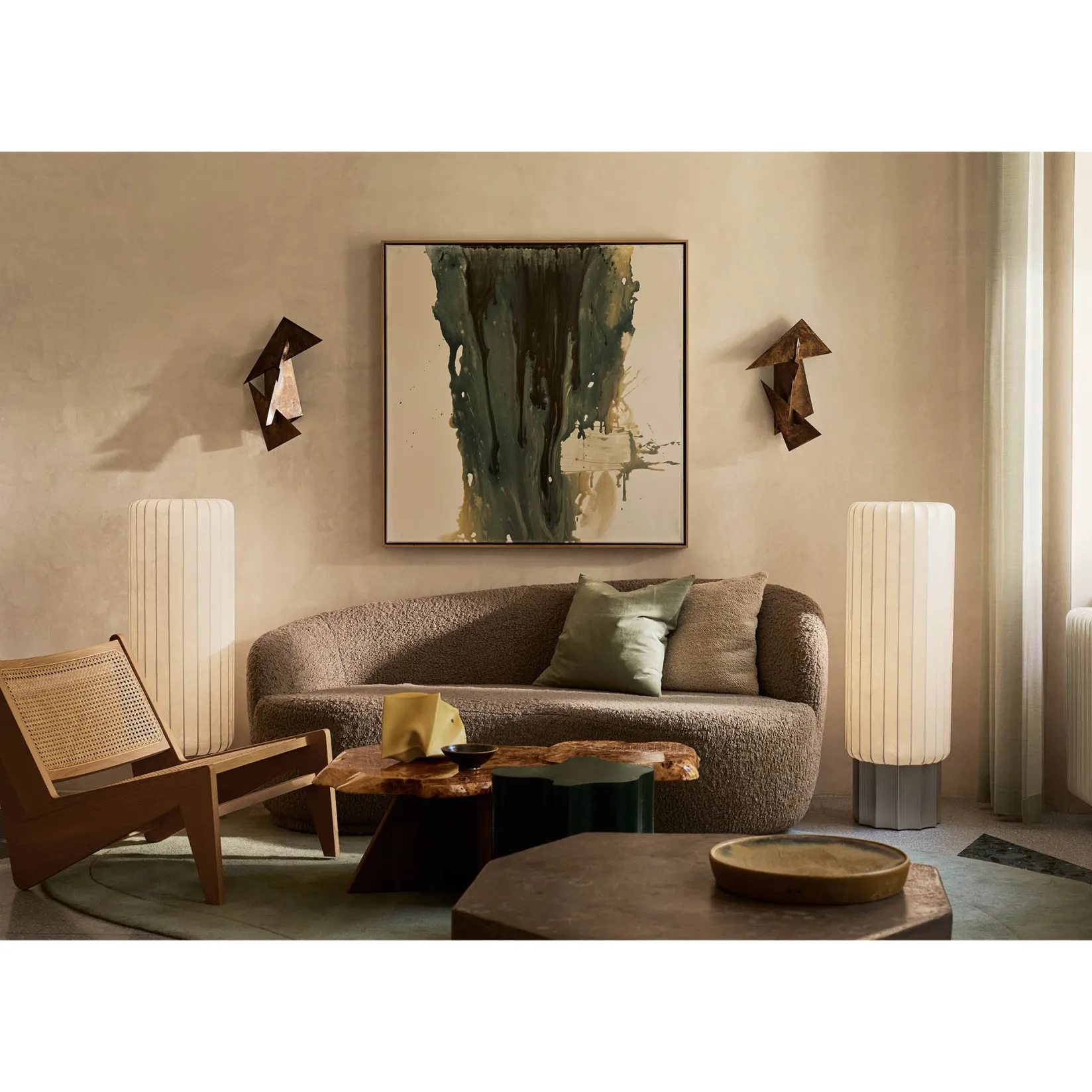 One meter | cocoon and aluminium