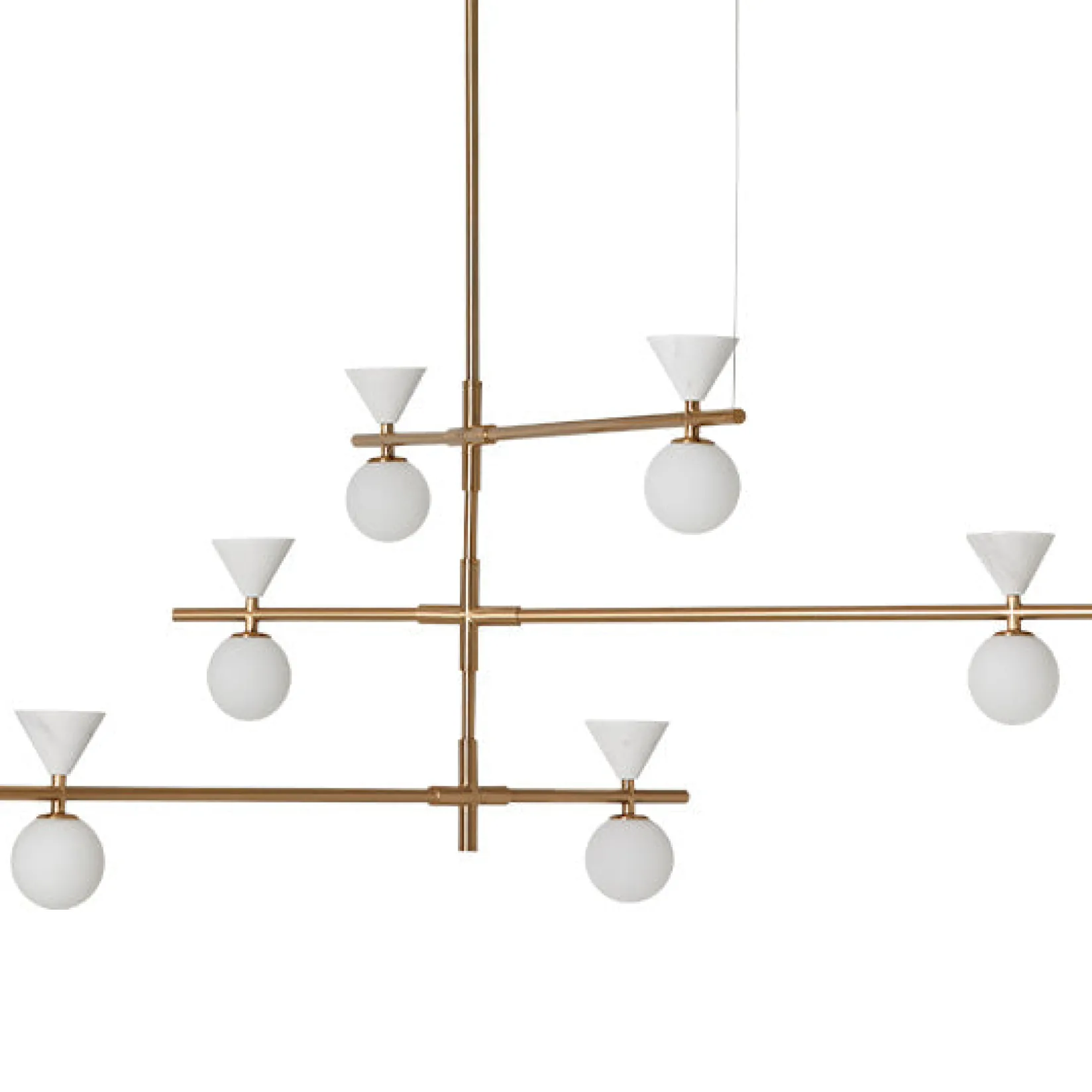 Oneta 6 | aged gold and white
