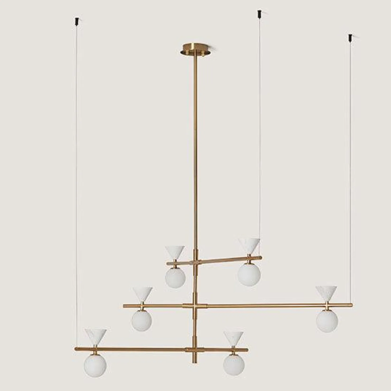 Oneta 6 | aged gold and white
