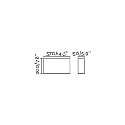 Otton RND 2L vertical wall | jute