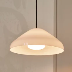 Pao glass pendant ø35 | opal white